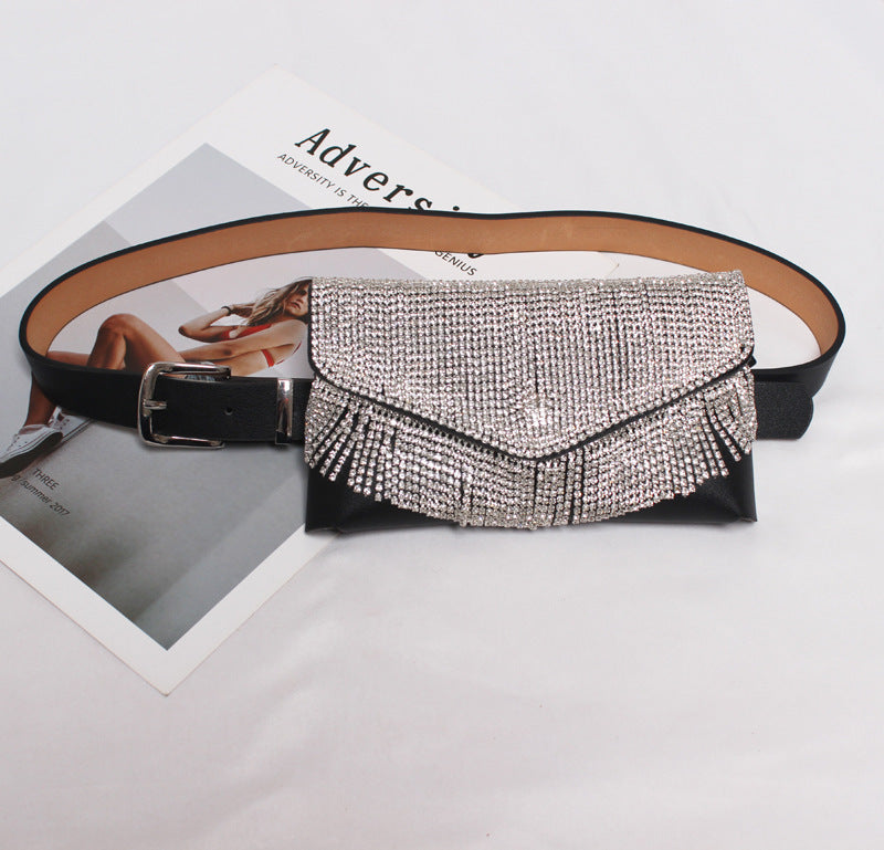 Flash Diamond Mini Sac de téléphone portable pour femmes Sac de ceinture