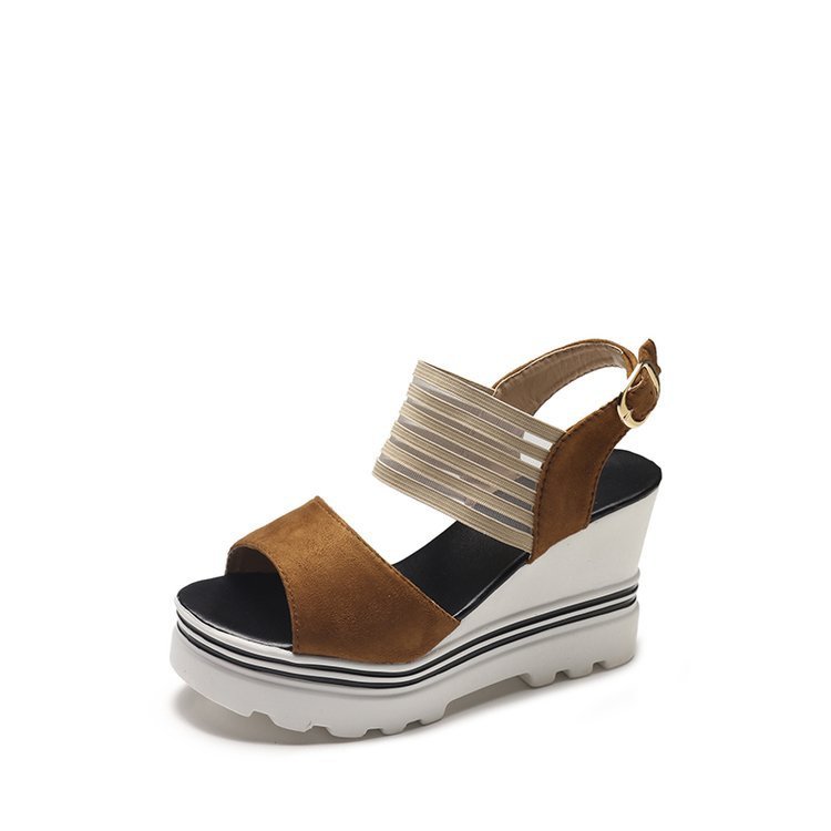 Flat Buckle Platform Casual Lightweight Women'S Shoes