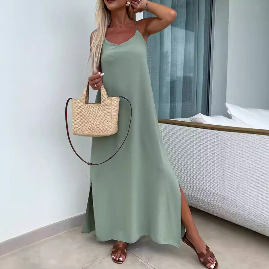 Robe à Bretelles Tenue Estivale Chic