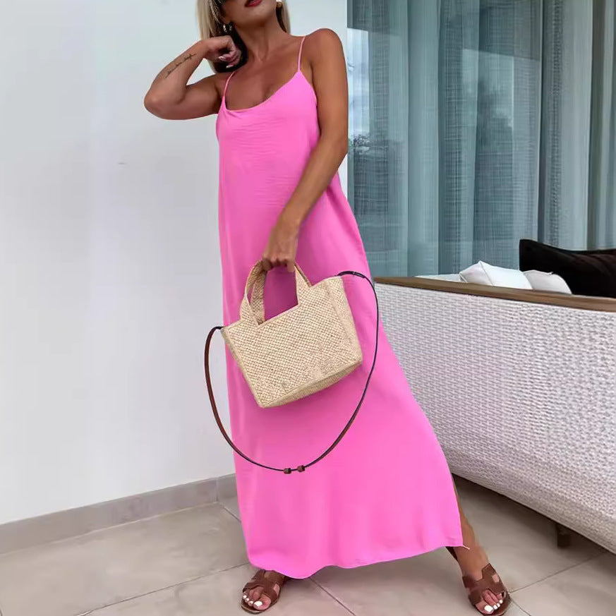 Robe à Bretelles Tenue Estivale Chic