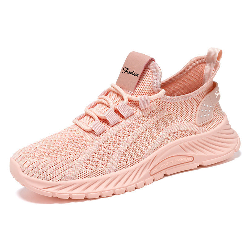 Baskets Femme Légères et Confortables – Chaussures de Marche Antidérapantes en Maille Respirante pour Sport, Travail ou Quotidien