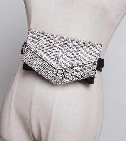 Flash Diamond Mini Sac de téléphone portable pour femmes Sac de ceinture