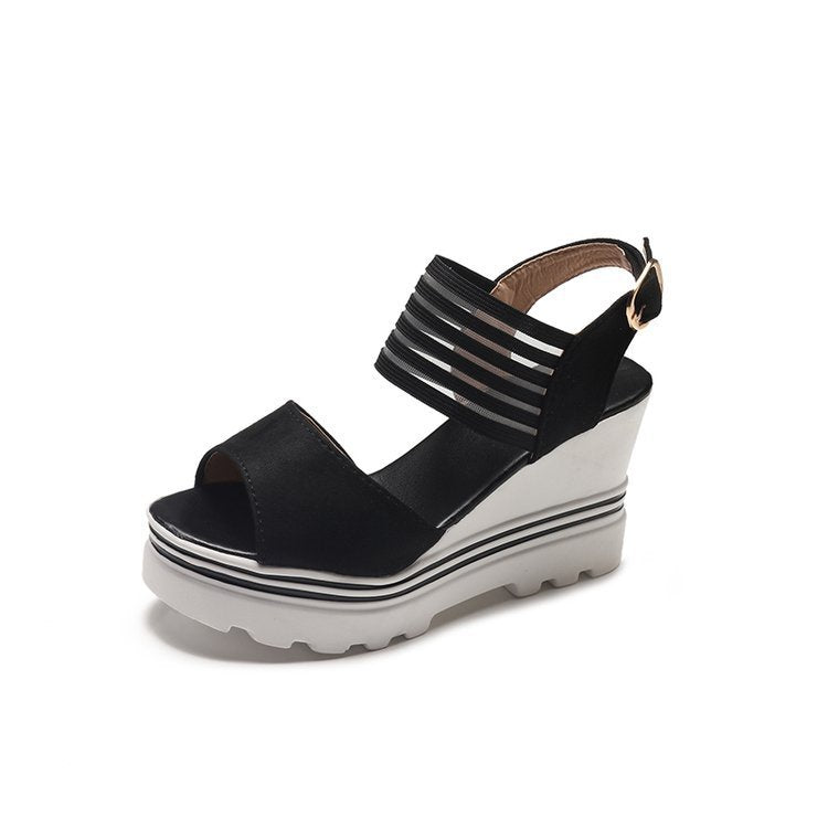 Flat Buckle Platform Casual Lightweight Women'S Shoes