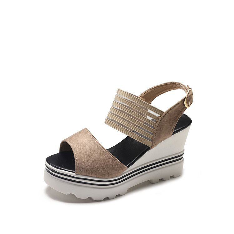 Flat Buckle Platform Casual Lightweight Women'S Shoes