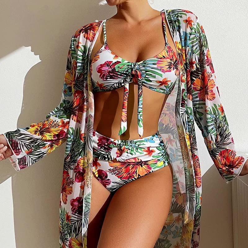 Maillot Deux Pièces Avec Blouse Longue
