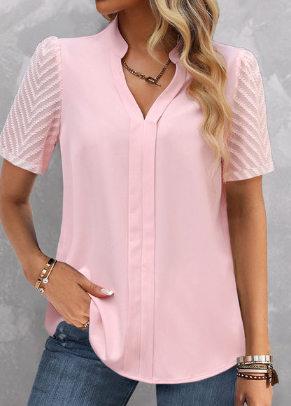 T-shirt Col V, Casual & Tendance