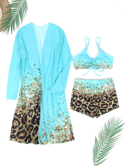 Maillot Deux Pièces Imprimé Tendance