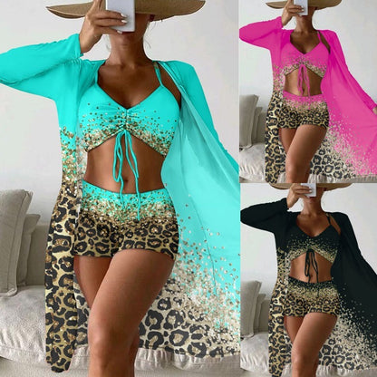 Maillot Deux Pièces Imprimé Tendance