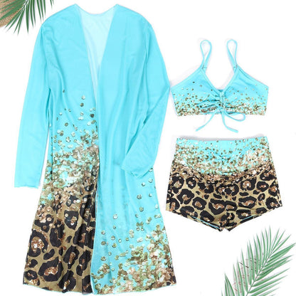 Maillot Deux Pièces Imprimé Tendance