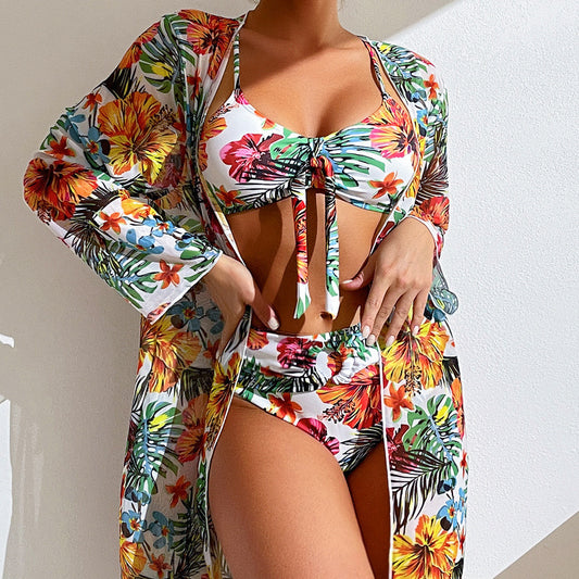 Maillot Deux Pièces Avec Blouse Longue