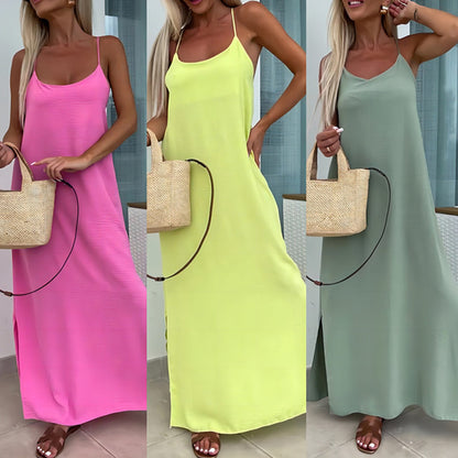 Robe à Bretelles Tenue Estivale Chic
