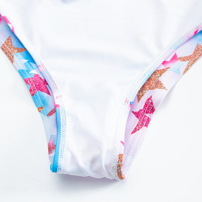 Maillot Une Pièce Zippé Imprimé
