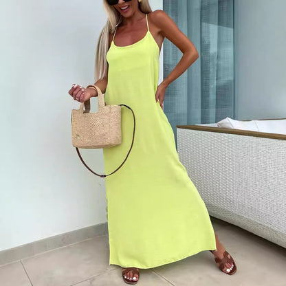 Robe à Bretelles Tenue Estivale Chic