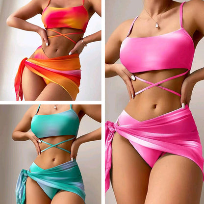 Bikini Tie-Dye 3 Pièces Sexy